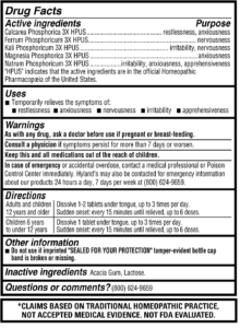 nerve tonic ingredients