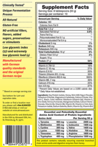 almased supp facts