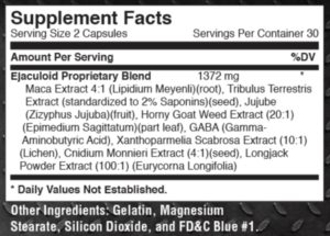 ejaculoid ingredients