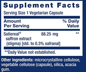 optimized saffron ingredients