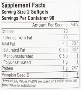 pumpkin seed oil ingredients