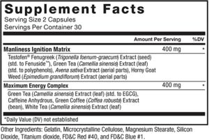 test x180 ingredients