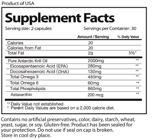 vital red krill ingredients 1 Royalty Health