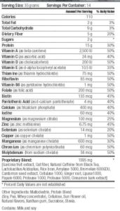 lifestyle mix ingredients