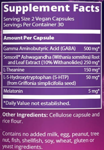 relax all ingredients