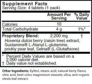 zaca chewables ingredients