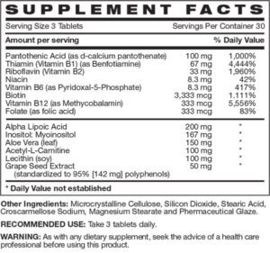 diabetic nerve ingredients