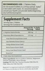 vydox plus ingredients