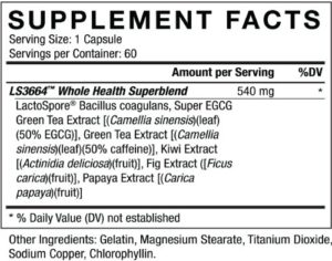 probioslim ingredients