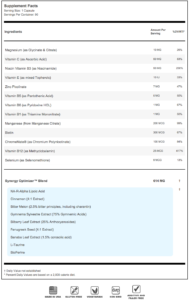 blood sugar ingredients