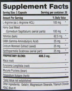max stamina ingredients