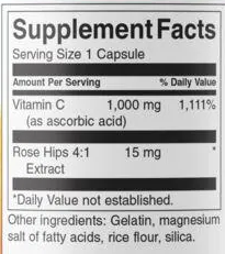 vitamin c ingredients