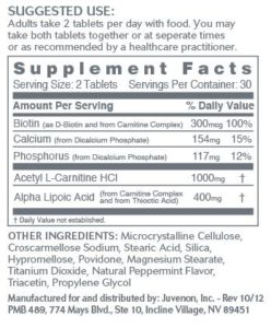 juvenon ingredients