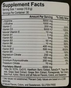 cardio 911 ingredients