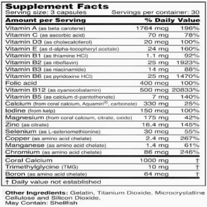 CoralSupreme Supp facts