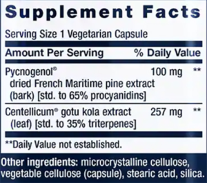ARTERIAL PROTECT SUPPLEMENT FACTS