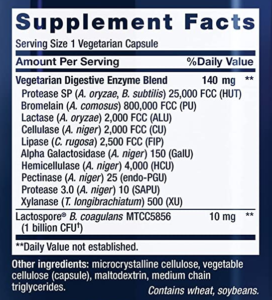 enhanced super digestive supp facts