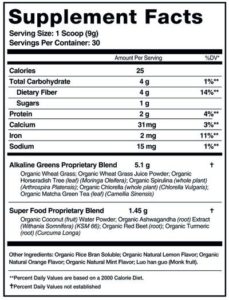 organifi green juice facts