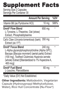 onnit alpha brain ingredients