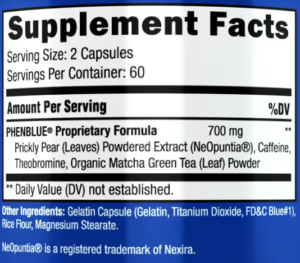 phenblue ingredients