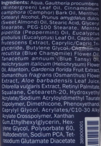 deep blue ingredients
