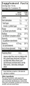 Floradix supp facts
