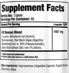 lysine rescue ingredients