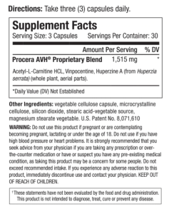 procera avh ingredients