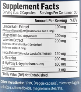 procera sleep ingredients