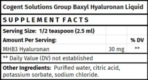 baxyl supp facts