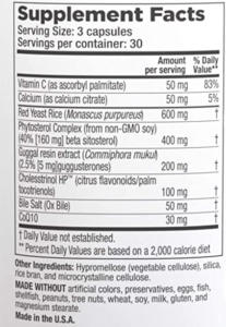 choles t ingredients