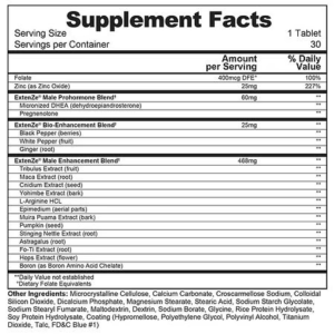 extenze org supp facts