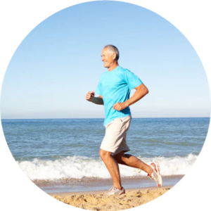 man running