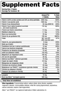 Bladder2.2 supp facts