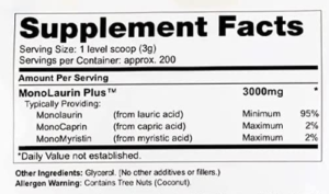 ultra laurin ingredients