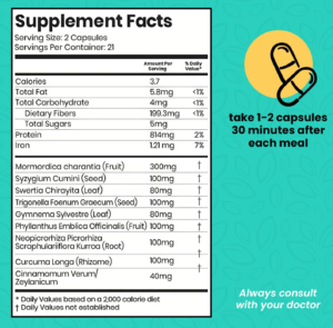 curalin supp facts