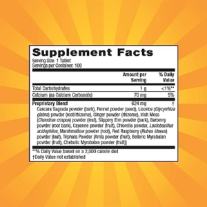 super cleanse supp facts