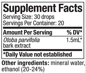 banderol supp facts