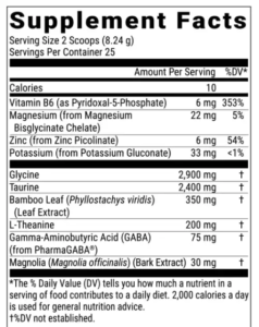 sleep breakthrough blue berry dreams supp facts