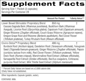 cleanstart cleanse supp facts
