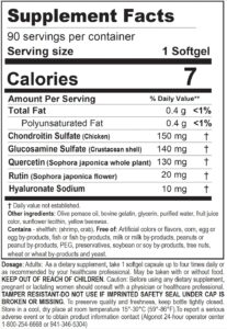 cystoprotek supplement facts